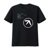 Aphex Twin T Shirt R2NY Design Black White Print Vintage Washed Top For Everyday Wear Stretched Comfortable Breathable