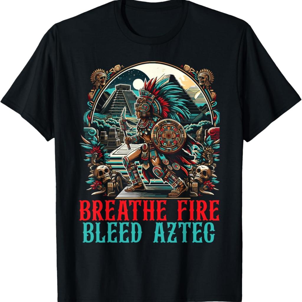 Aztec Warrior Mexico Native Mexican Aztec Civilization T-Shirt