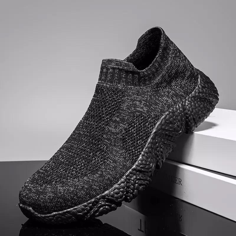 High Quality Men Vulcanize Shoes Mesh Men Shoes Lightweight Comfortable Men's Sneakers Fashion Slip on Flats Shoes Male Loafers