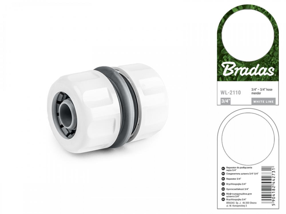 Bradas Łącznik Węża 3/4" /White Line