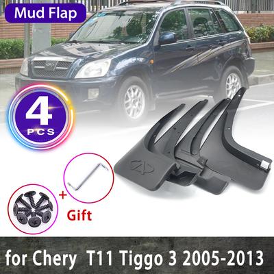 4x für Chery Tiggo T11 3 J11 EVO5 2005~2013 DR Motor DR5 Kotflügel Spritzschutz Kotflügel Schmutzfänger Autoteile Stying