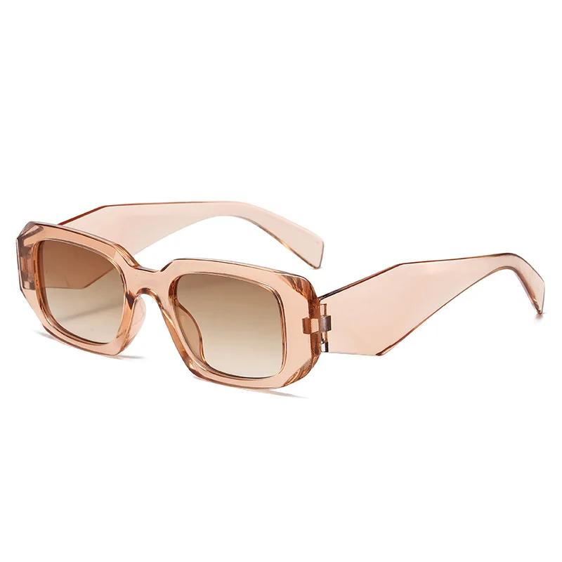 

New Vintage Square Frame Sunglasses Women S Designer Brand Sunglasses Unisex Fashion Statement Wide-Leg Outdoor Sunglasses