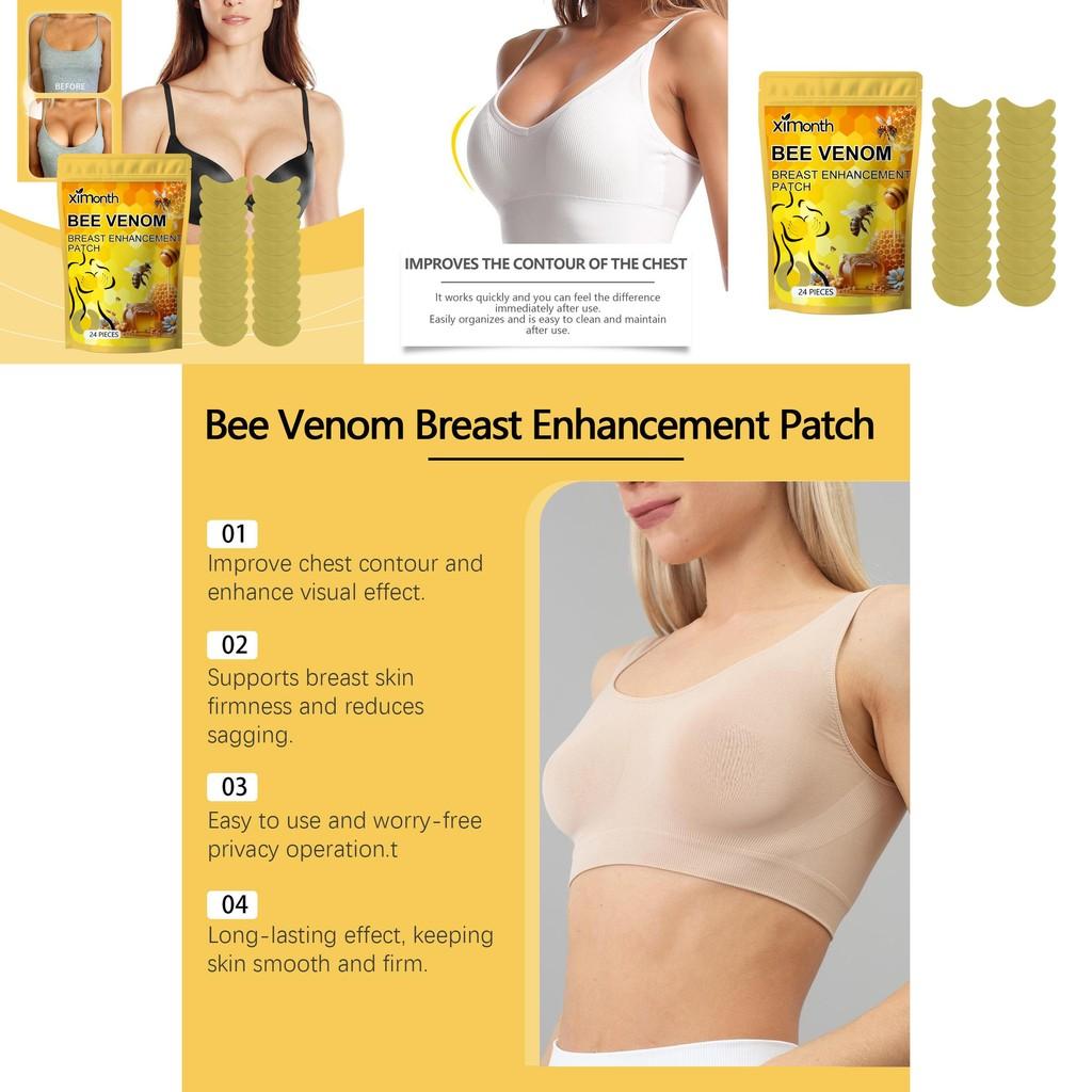 Ximonth Premium Bee Venom Breast Patches For Firming And Enhancing Bust Shape 75 Pieces