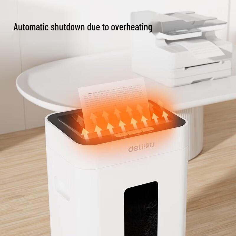 Deli GA630 5-Level Micro-Cut Commercial Paper Shredder CN plug (adapter included)
