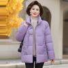 New Chinese Style Velvet-Lined Padded Winter Jacket for Women