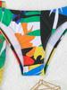 2026 European & American Sexy Print Women's Four-Piece Bikini Set Swimwear