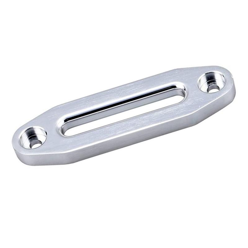 New 5500Lbs/6000Lbs/4500Lbs Winch Rope Guide Black Red Silver Aluminum Fairlead For SUV ATV UTV Snowplow Rope Guide
