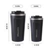 304 Stainless Steel Coffee Cup, Car Cup, Fashionable Vacuum Coffee Cup, Modern Simple Office Thermos Cup