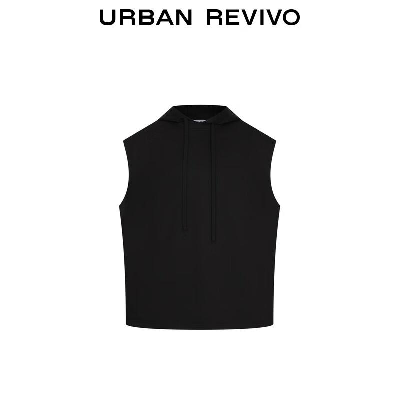 UR Men's Casual Sporty Hooded Cotton Vest