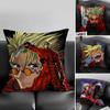 T-Trigun Anime Cushion Cover Pillowcase Ultra Soft Skin Friendly Fabric Cloud Like Comfort & Concealed Zipper