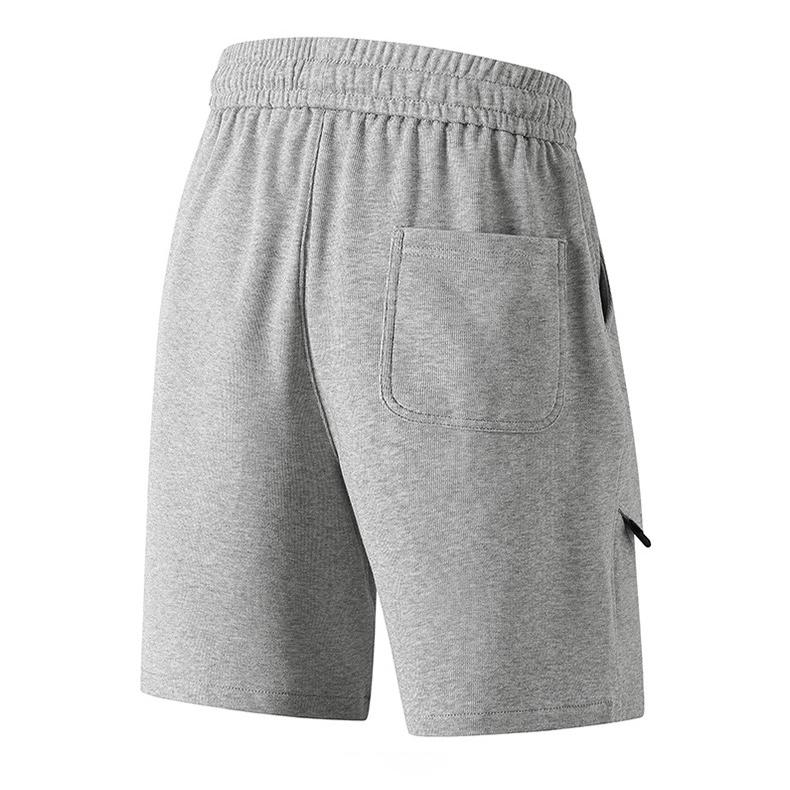 Sommer Herren Casual Shorts Atmungsaktive Baumwolle Kordelzug Taille Locker Geschnitten Sportshorts Herren Workout Fitnessstudio Schweißshorts