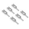 6Pcs Electric Guitar Tremolo Bridge Saddle U Shaped String Tuning Screw Saddle Accessory