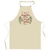 Kitchen Apron - Jacqueline Life Is Prettier - Breton Print - Resistant Cotton - Printed In France