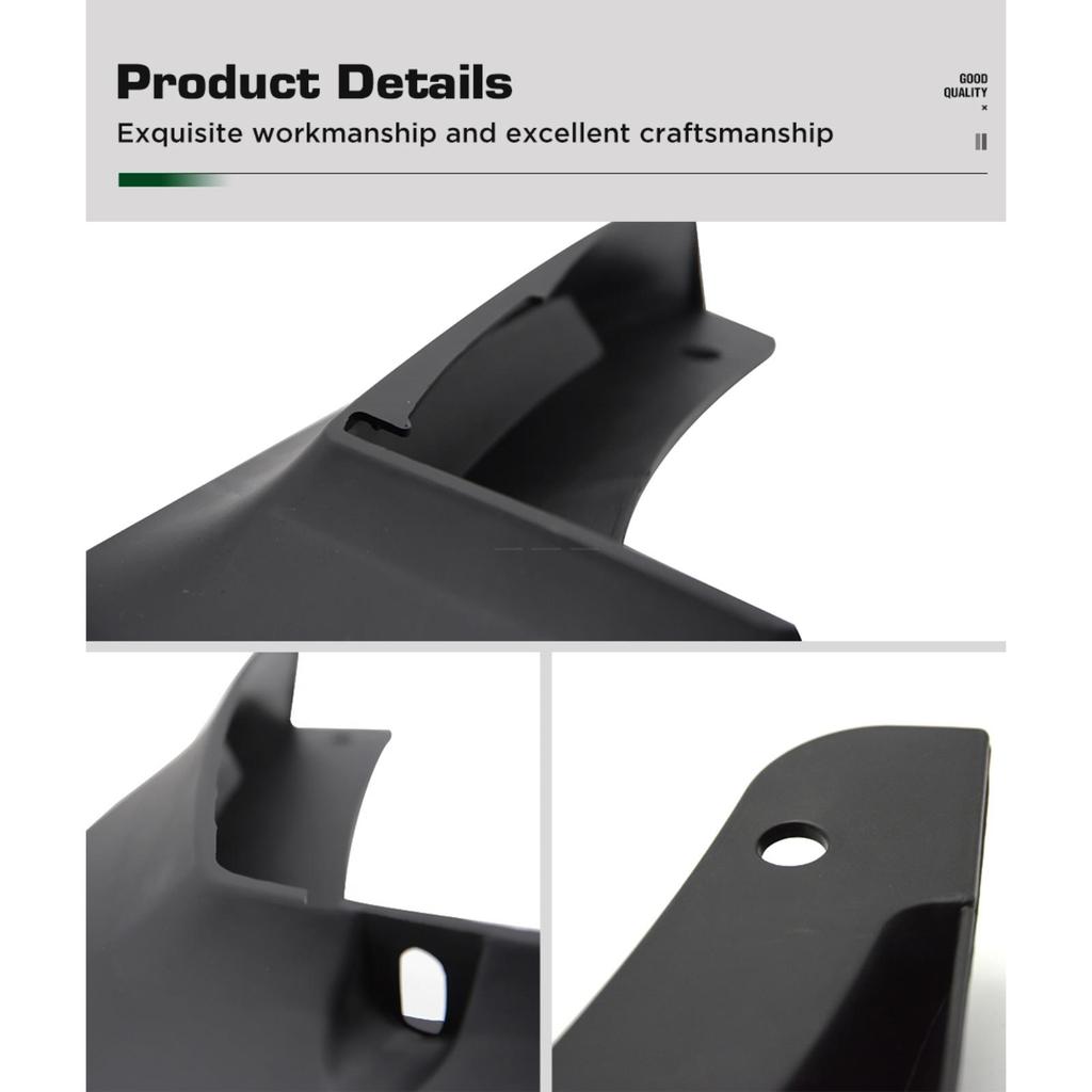 4PCS Car Mud Flaps Splash Guards Mudguards Car Mud Flaps Compatible with Mazda 3 Axela BP  2019 2020 2021 2022