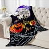Halloween Schloss Geister Aufdruck Decke für Sofa Bett Reise Camping Wohnzimmer Büro Klimadecke für Alle Jahreszeiten Geschenke