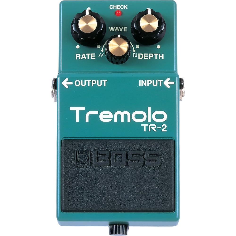 BOSS Tremolo TR-2 Guitar Effects Pedal Analog Sound Compact Design