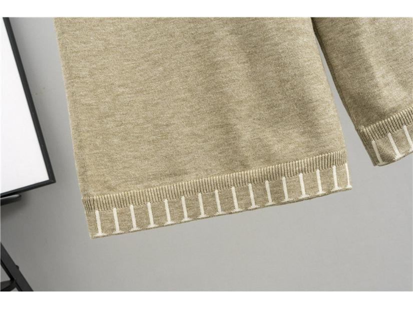 Women's Knitwear Set: Loose Long Sleeve Sweater & Wide Leg Pants, Spring/Autumn Fashion Two-Piece Set