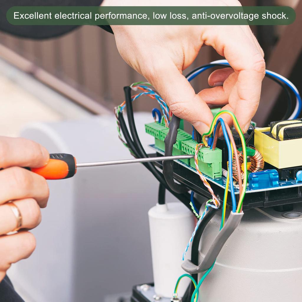 YOKIVE CBB60 Run Condenser 250V AC 50uF 50/60Hz 2 Wire Lead Run Round Condenser