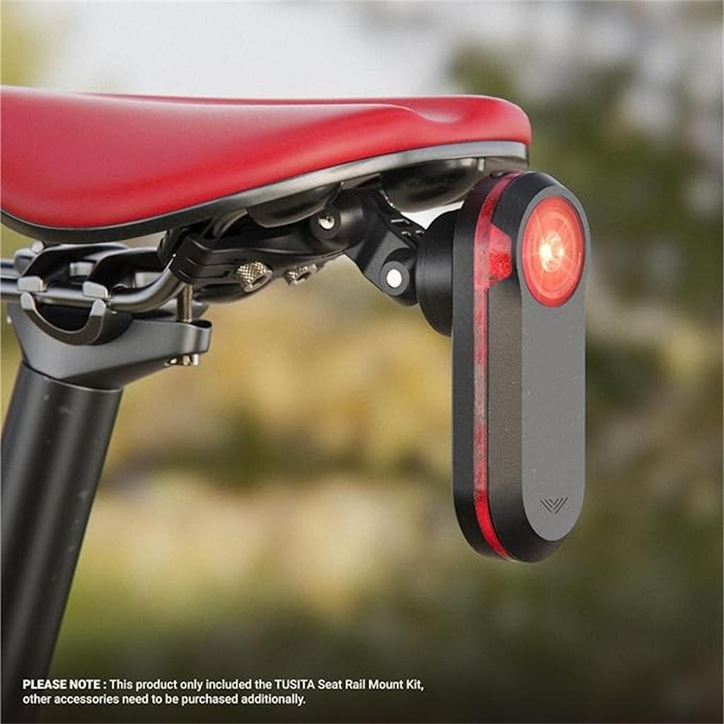 Rear Rack Taillight Mount –  Fixing Seat for Safe and Secure Bike Tail Light Installation