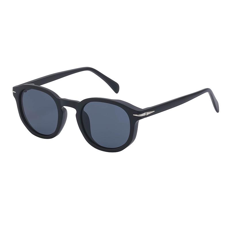 Trendy Retro Round Polarized Sunglasses for Men and Women - Stylish Small Frame Sun Protection