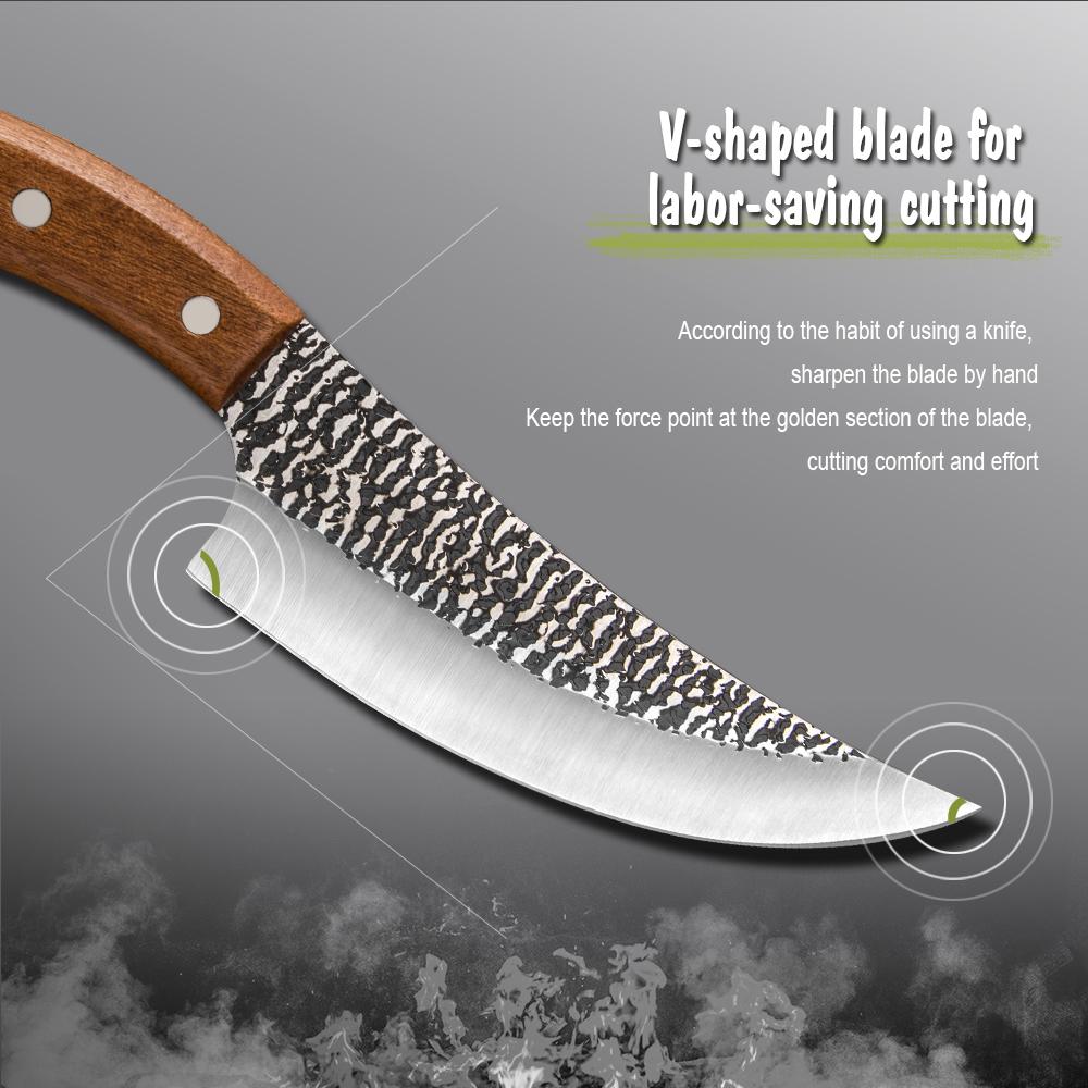 3 Types Stainless Steel Kitchen Deboning Knife Slicing Knife Butcher Knife Kitchen Tool