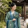 Chinese Style Double Sided Embroidery Fan Long Handle Vintage Hand Fan Dance Fan  Party