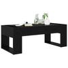 Coffee Table Black Oak Look 110 x 50 x 41 cm Engineered Wood