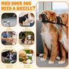 3Pcs Dog Muzzle Soft Mesh Muzzle for Small Medium Large Dogs Adjustable Strap Breathable Dog Mouth Guard Anti Biting Barking Chewing Suitable Pets