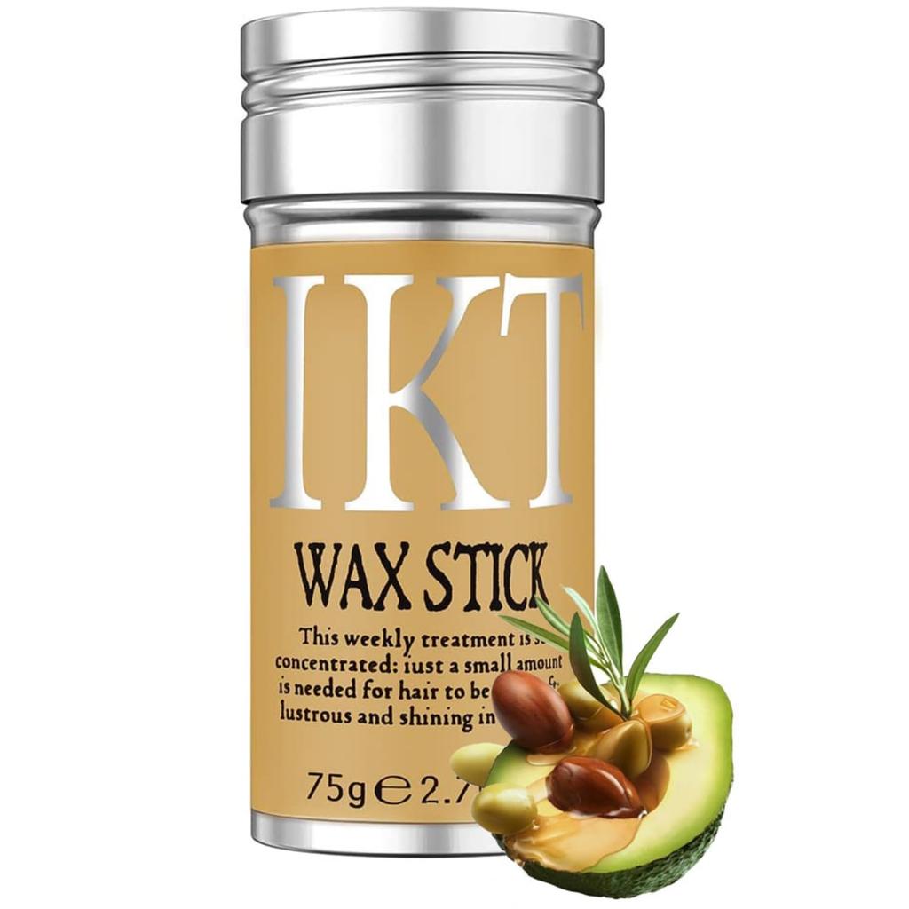 IKT Haarwachsstift für Damen & Herren - Hair Slick Back Stick, Anti-Frizz und abstehende Haare Bändiger, Kein Rückstand Haar Finishing Stick für abstehende Haare, Alle D