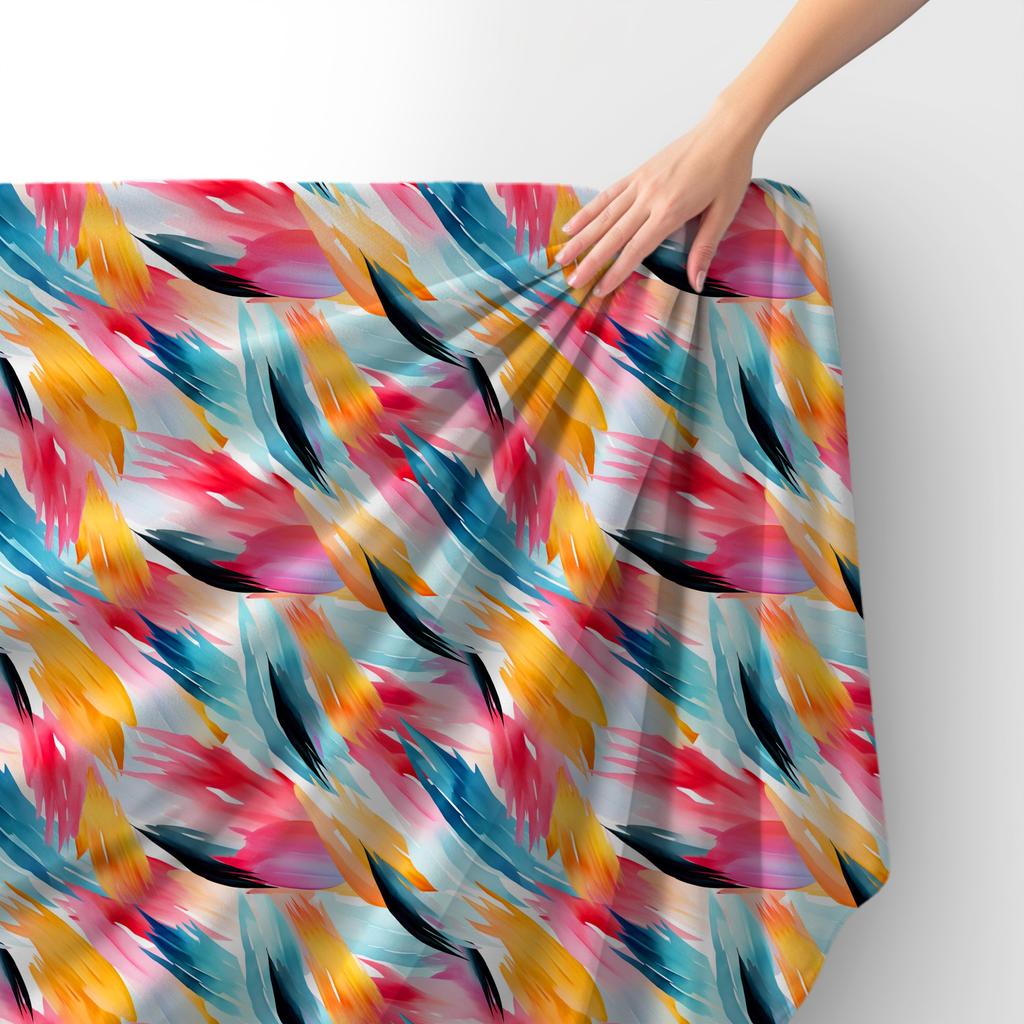 Royal Samt Stoff Polyester Zum Nähen - Motiv Abstraktion - Rdx2883
