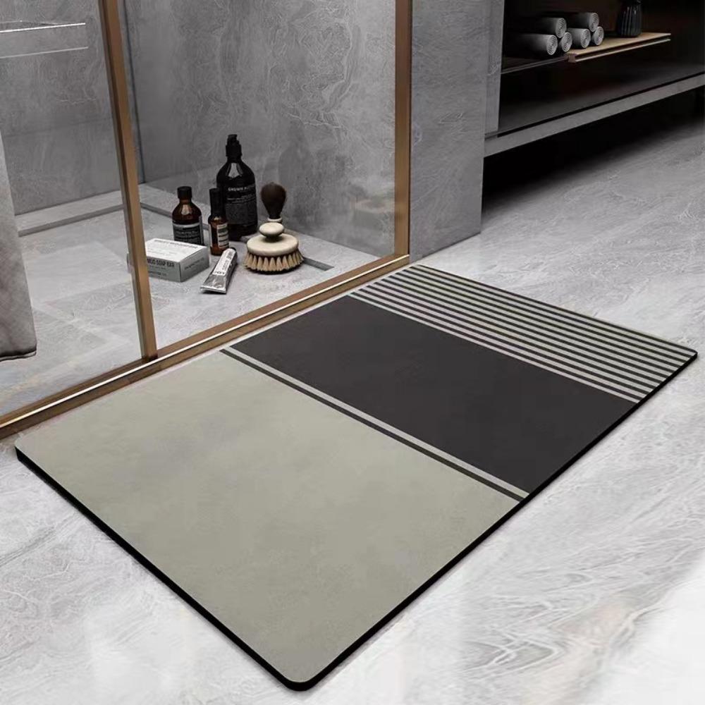 Soft Diatom Mud Toilet Floor Mat Quick Drying Absorbent Bathroom Non-slip Mat Toilet Toilet Floor Mat