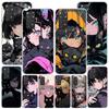 Anime Girls Cute Black Cat Phnoe Case for Phnoe Case for Xiaomi Redmi Note 15 14 14S 13 Pro Plus 12 12S 11S 11E 10S 10 11T 5G Un