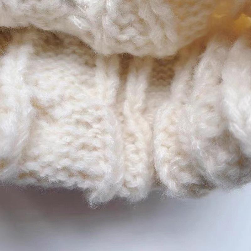 New Women'S Winter Hat 2024 Beanie Hats For Women Knit Cap Fashion Warm Wool Couple Cap Bonnet Woman Winter Twist Female Bonnet