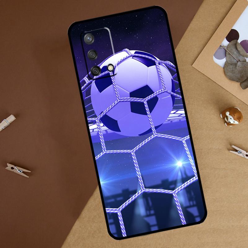 Football Case For OPPO A1K A52 A72 A5 A9 A83 A91 A93 A54 A74 A94 A15 A16 A31 A53 2020 Phone Cover