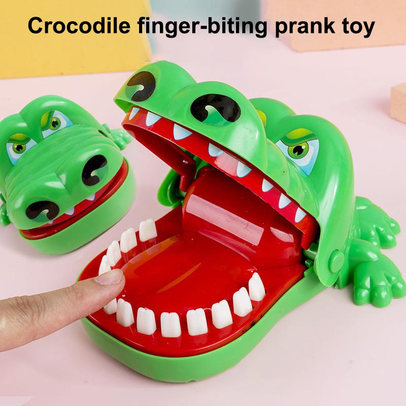 Alligator Finger-Beißen Scherzspielzeug, Hand-Beißen Spielzeug, Eltern-Kind Interaktives Party-Scherzspielzeug, Stressabbau-Spielzeug.