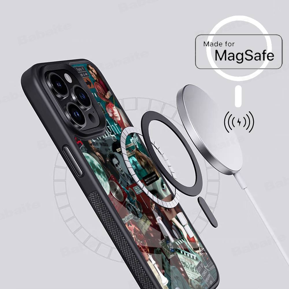 TV Twilight Isabella Edward Cullen For Phone Case For IPhone 17 16 15 14 13 12 11 Pro Max For Wireless Charger Cover