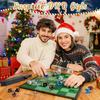 Weihnachts-Adventskalender 2025 Mystery DND Würfelset Urlaubs-Adventskalender 24 Tage für Dungeons and Dragons RPG MTG Rollenspiel-Brettspiel