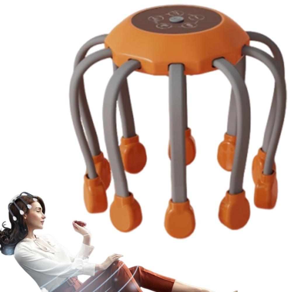 Octopus Claw Electric Head Massager Stress Relief Scalp Massager  For Relaxation Stress Migraine