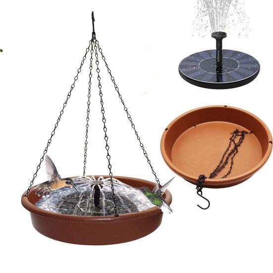 Mangiatoia per uccelli a forma di ombrello, vassoio per mangiatoia