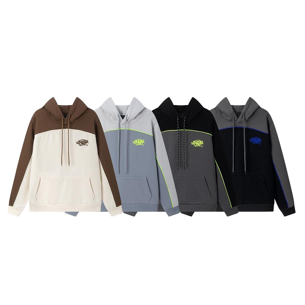 Cross-Border European Trend: S&Y Embroidered Velvet Hoodie & Pants/Shorts Casual Set for Men & Women