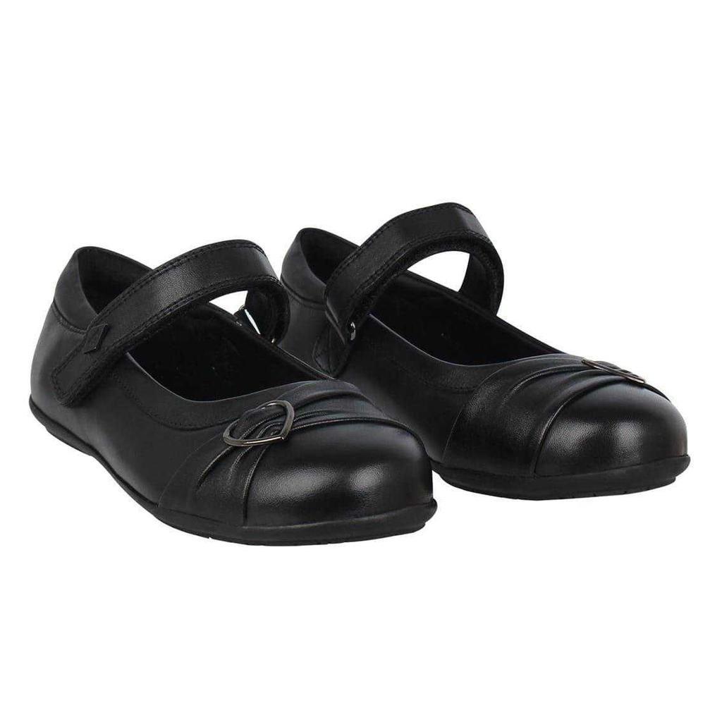 Lee Cooper Girls Loreto Classic Leather Flat School Shoes