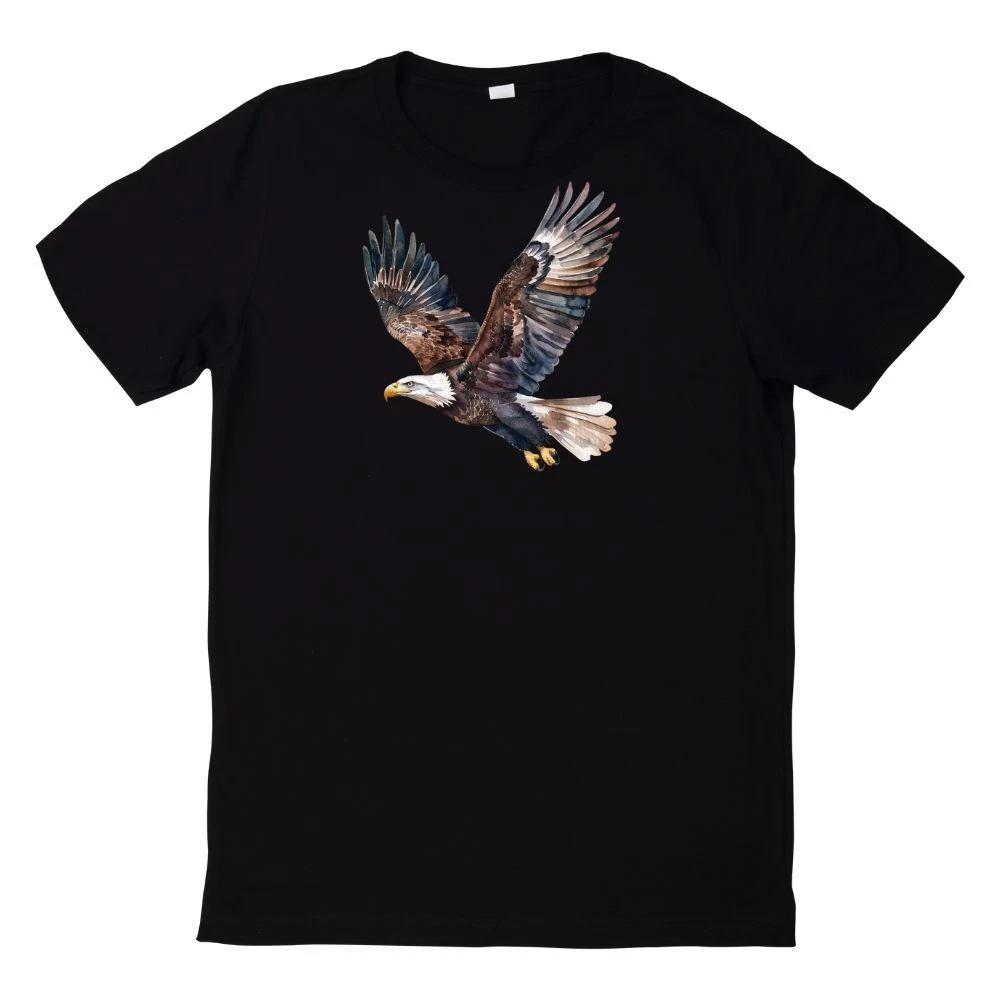 T-Shirt Aquarell Weißkopfseeadler Motiv XL