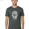 Barcode Skull Unisexs T Shirt 100 Cotton Casual Summer Wear Vintage Slightly Stretched Comfortable Stylish Fashion