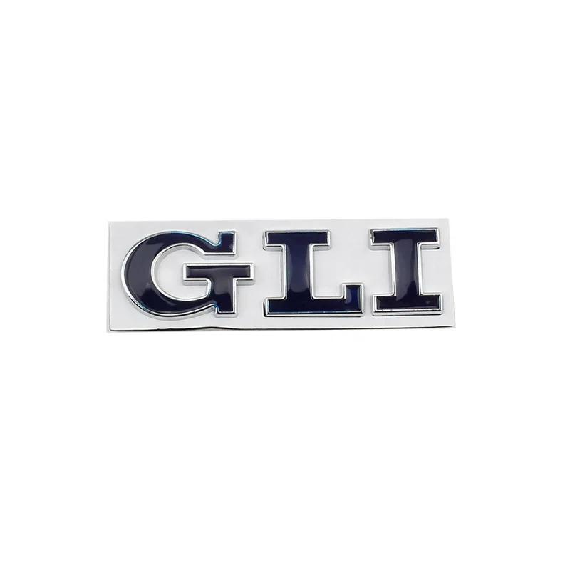 AABLC1 3D Metal Car Stickers GLI Emblem Badge for Volkswagen VW Golf 3 4 5 6 7 Polo Jetta MK3 MK4 MK5 MK6 MK7 R32 Passat Tiguan T-ROC