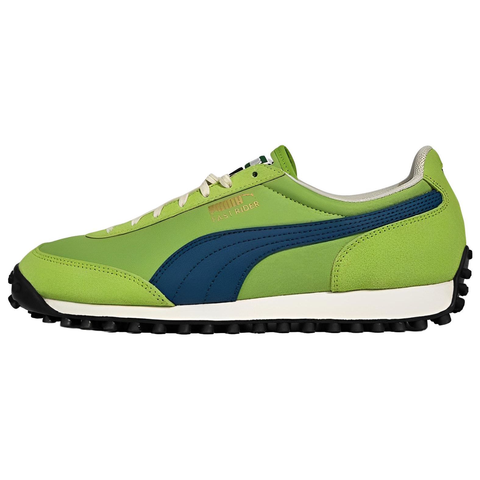 

Puma Кроссовки Fast Rider Ткань Сетка Замша Кроссовки Унисекс Синий Зеленый 371082-06 41