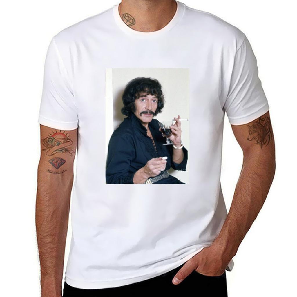 Peter Wyngarde Tshirt Running Gym Short Sleeve Sports Tee Tshirt