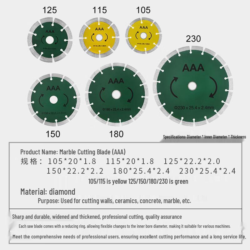 Chiweng Diamond Cutting Disc for Angle Grinder