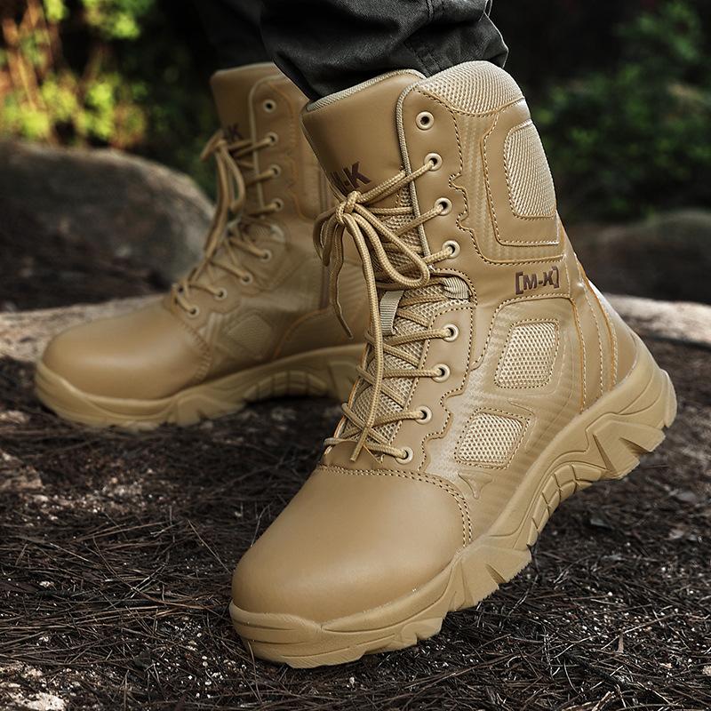 New Waterproof Military Boots Tactical Boots Breathable Boots Outdoor Desert Boots Combat Boots