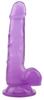 Gode Violet Hi-Rubber 14 X 3.6 Cm - Chisa Novelties - GODE COULEUR & GIRLY