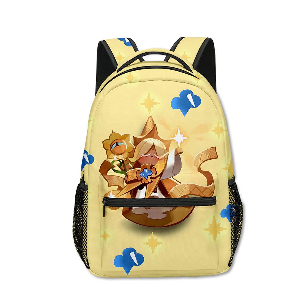 Luxury Popular Funny Shadow Milk Plush Student Bookbag Notebook Backpacks 3D Print Oxford Waterproof Boys/Girls Travel Backpacks